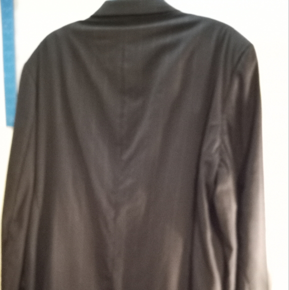 Oscar De La Renta  100% Wool  Tailored Front Buttons Coat Navy 44 L x 38W Blazer - Picture 2 of 15